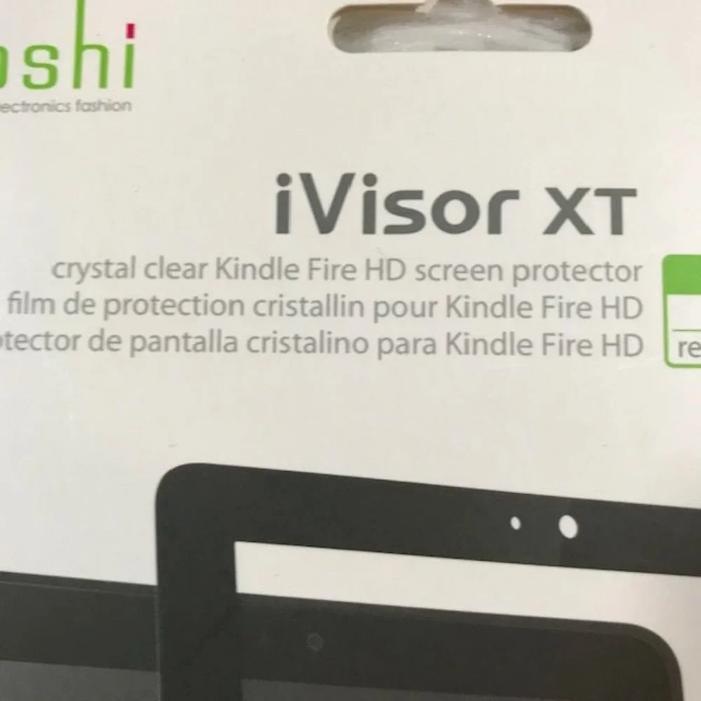 NWOT Moshi iVisor XT (HD clear) No-Bubble Screen Protector for Kindle Fire HD 7